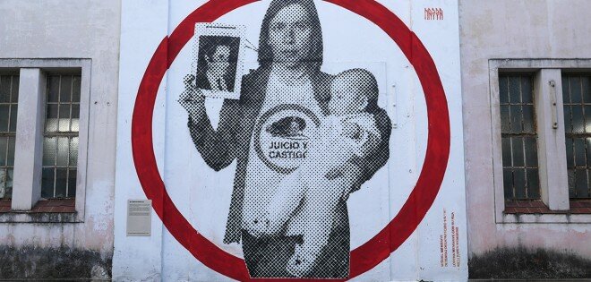 Graffiti bébé volé