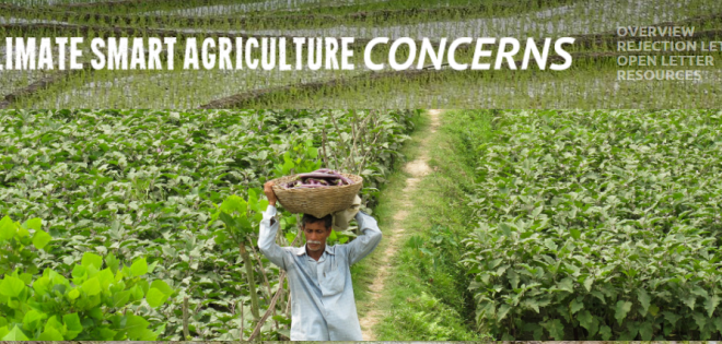 climate smart agriculture concerns