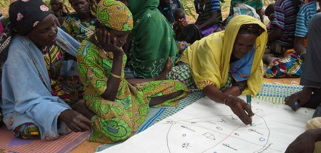 Atelier de gestion de l'eau dans un village nigérien