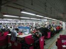 Dans une usine du secteur textile