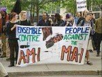 Manifestation contre l'AMI